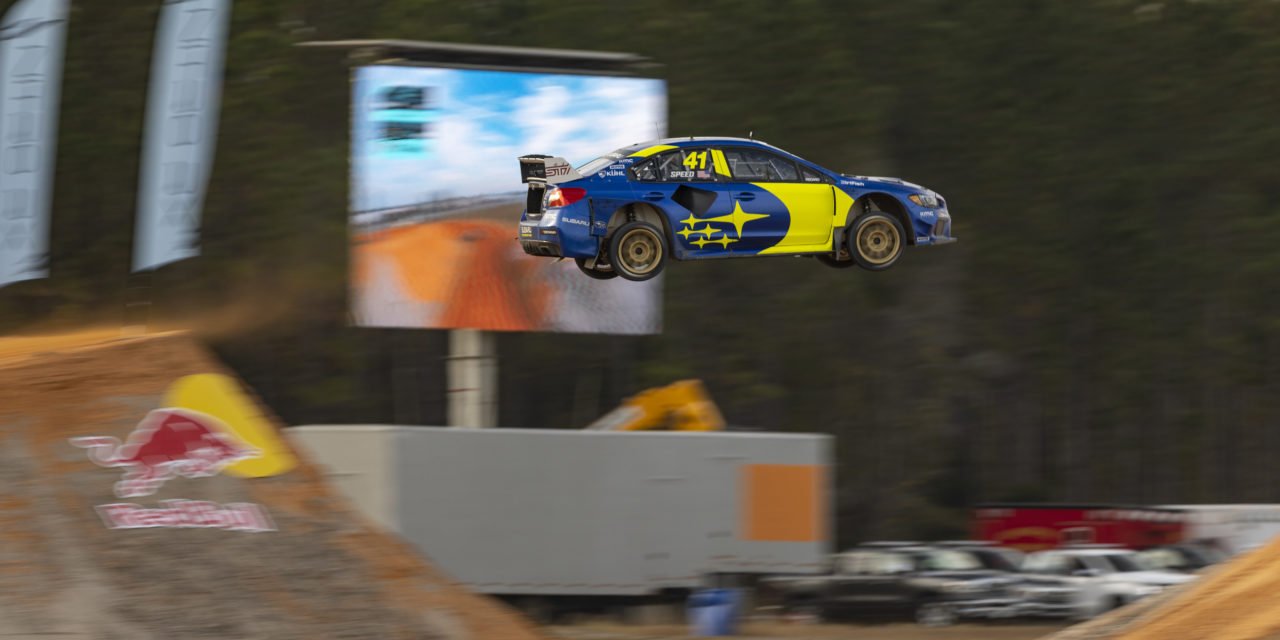 Stuntman Travis Pastrana risks it all on rallycross
