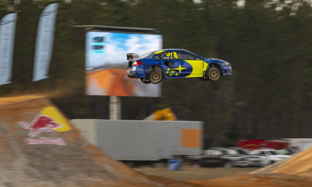 Stuntman Travis Pastrana risks it all on rallycross