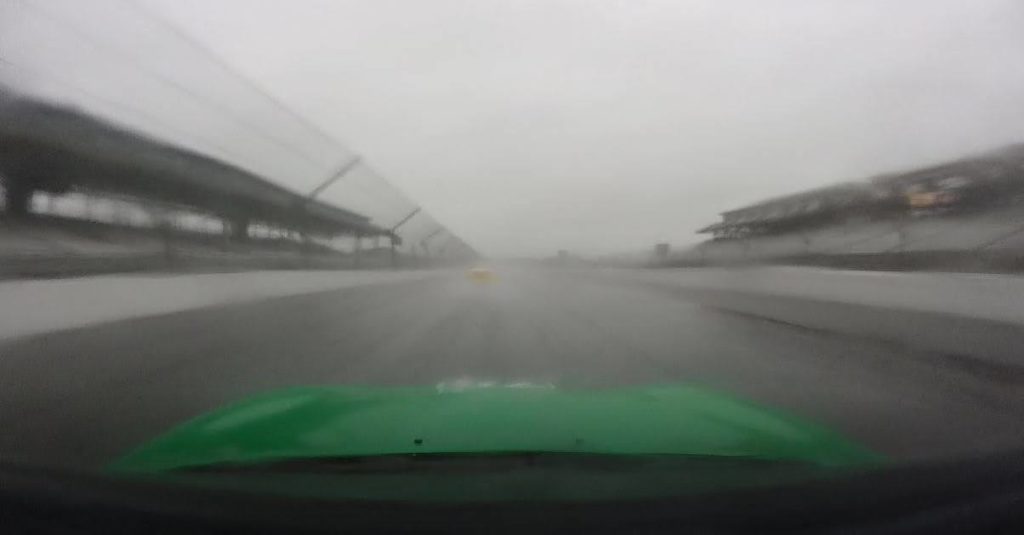 Spec Miata at Indy rainfall visiblity
