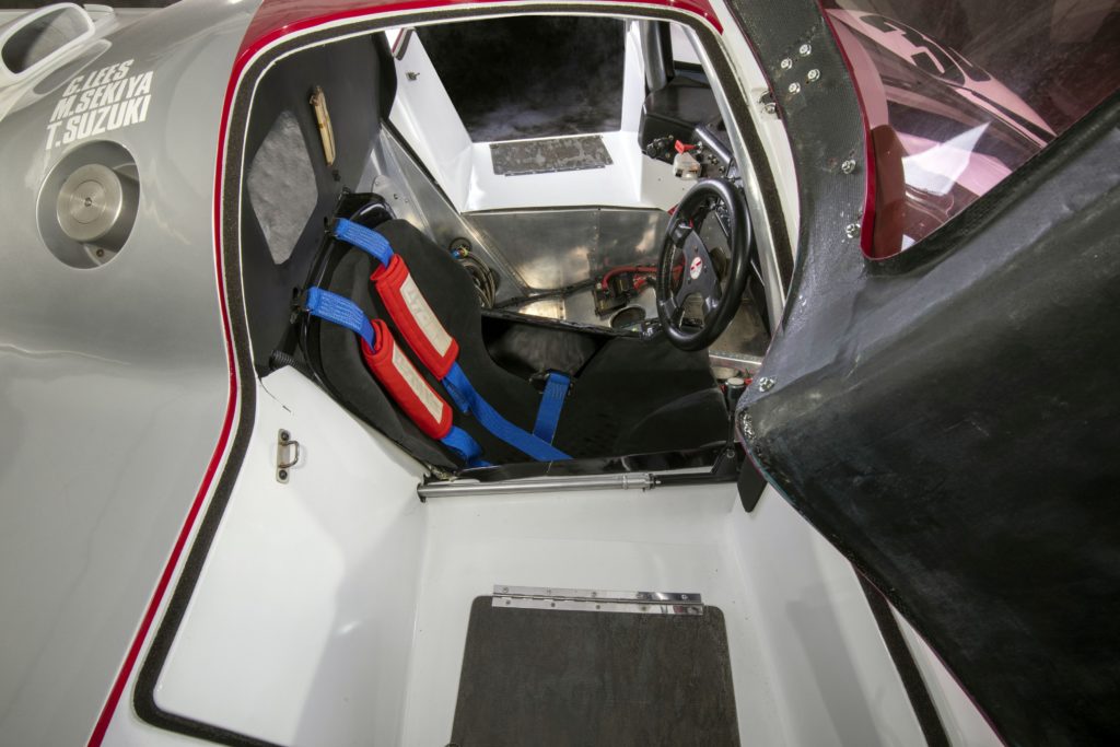 Toyota racecar cockpit