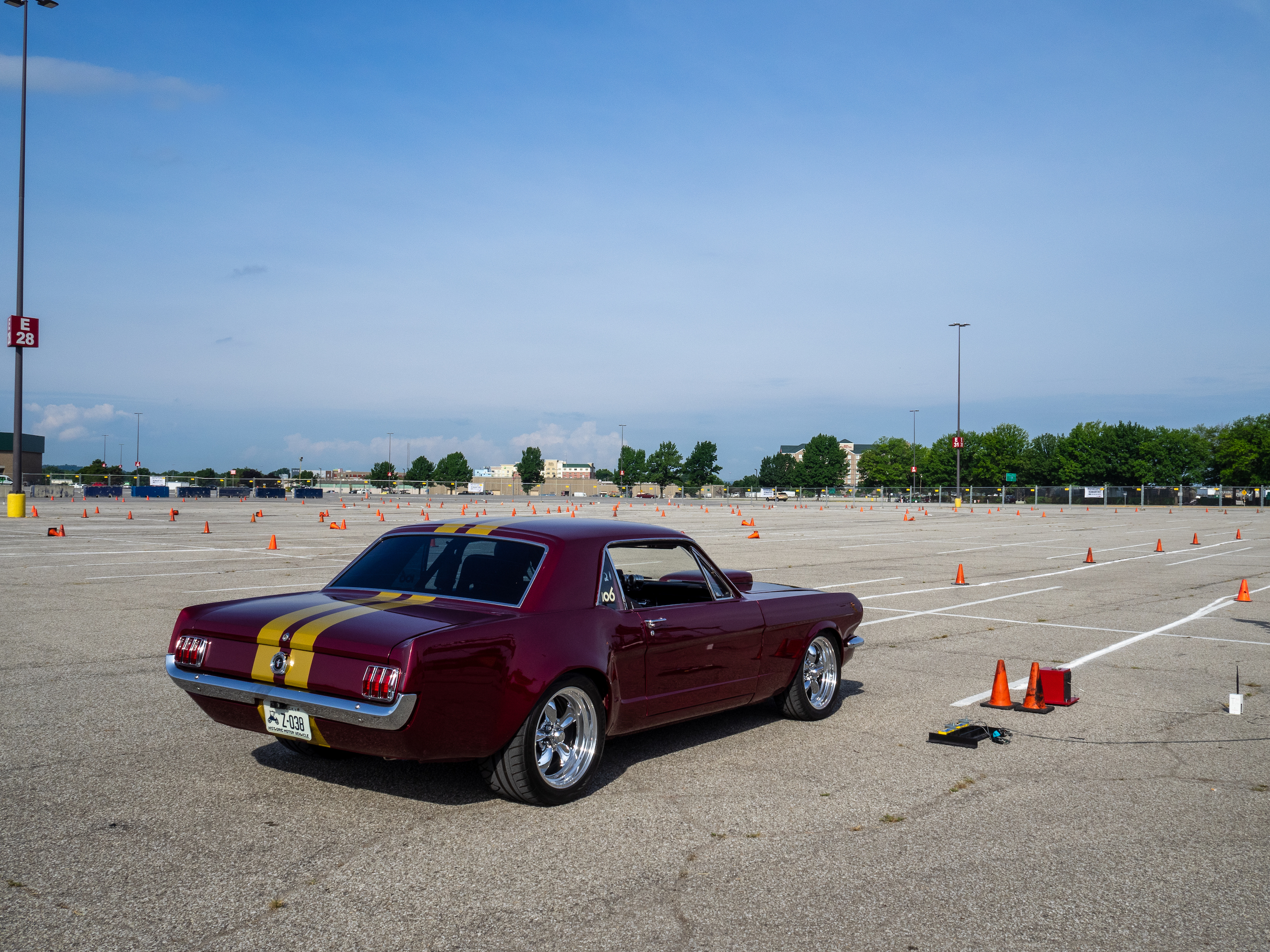 classic Mustang autocross prep