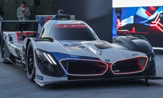 BMW’s GTP race car struts its stuff