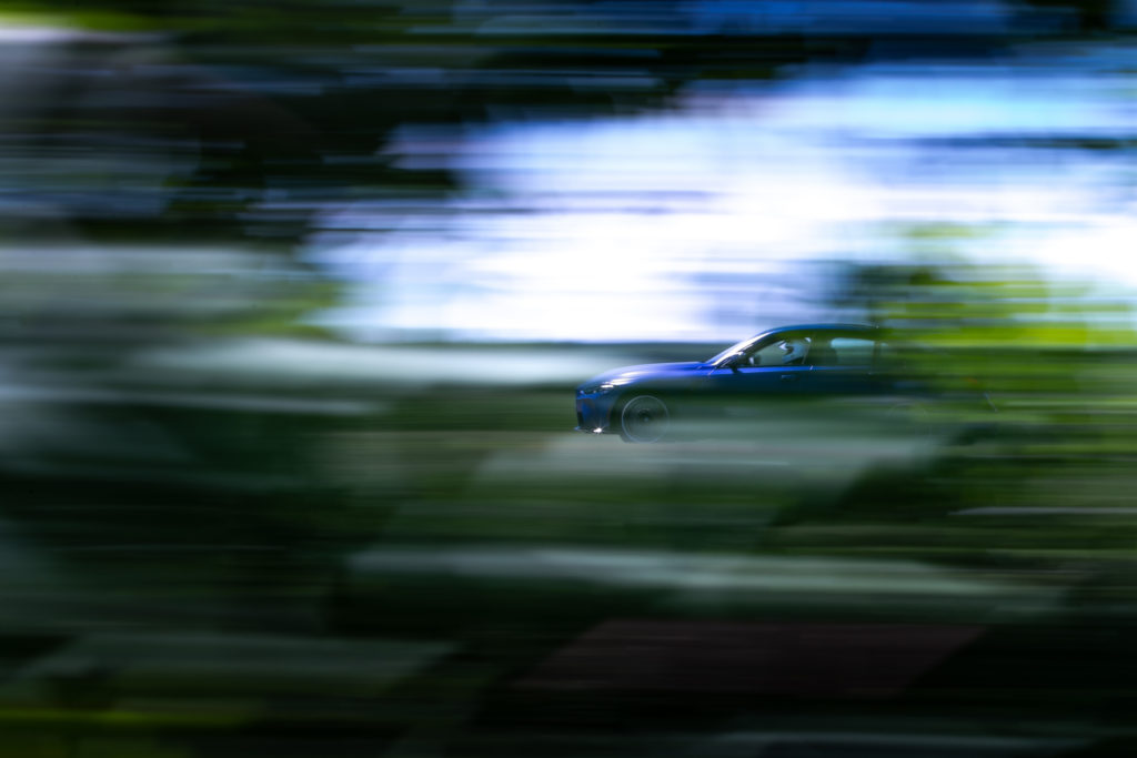 2022 BMW M3 blur dynamic action