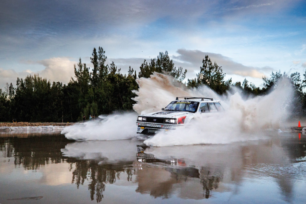 2022 Gymkhana Travis Pastrana Subaru puddle drift