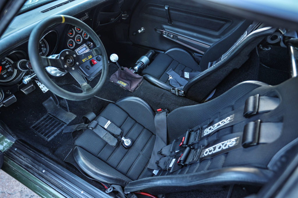 Rambo C3 Corvette restomod interior