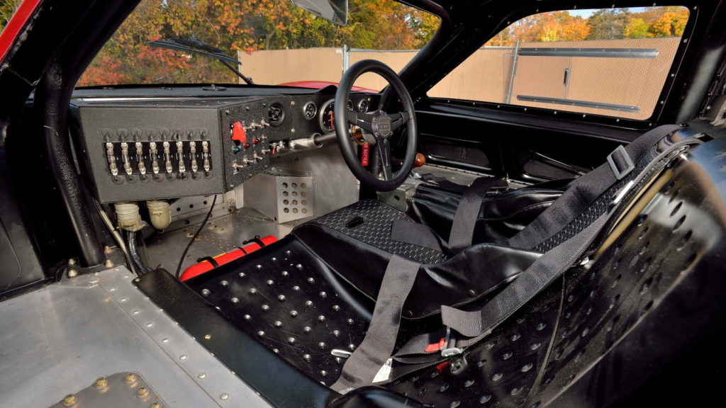 1967 Ford GT40 MK IV interior passenger angle