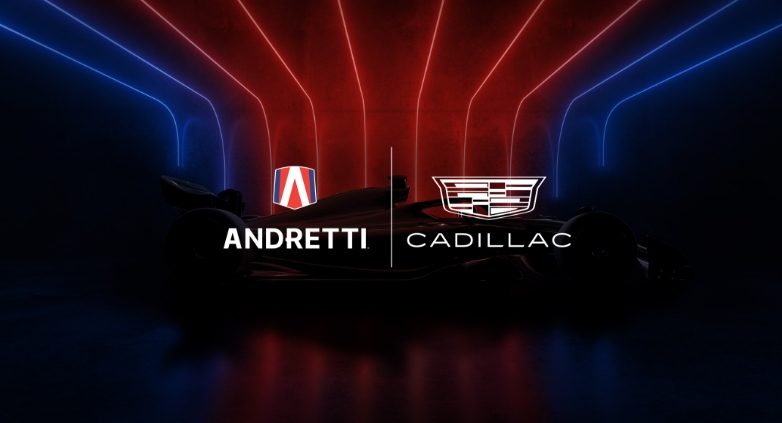 Andretti GM Cadillac partnership banner