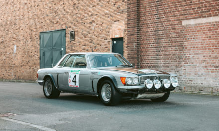Rally’s least likely champion? A V-8, automatic Benz