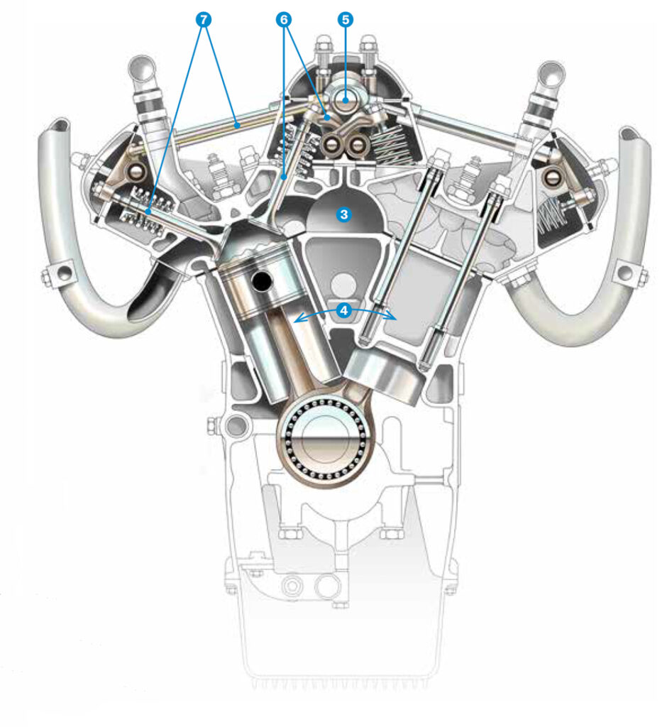 Audi V16 engine cutaway illustration