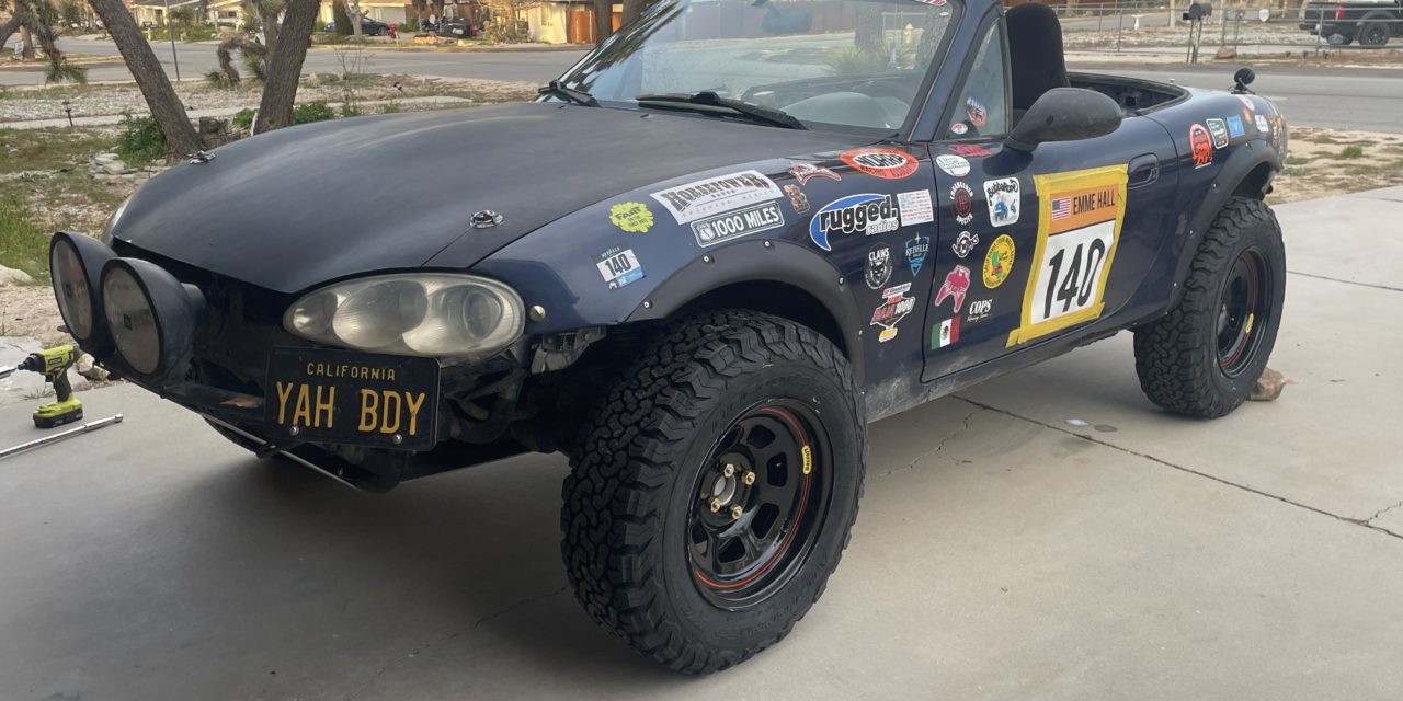 How I prepped my Miata for a 100-mile off-road race