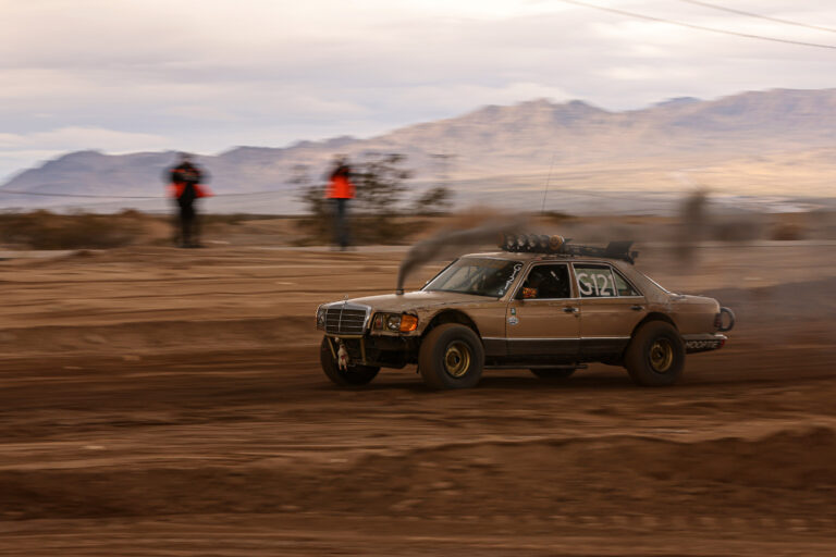 This affordable oil-burning Benz turned heads at the Mint 400